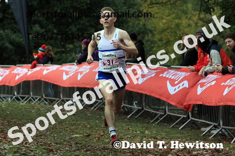 Senior Men, 2022 National Cross Country Relays, Berry Hill Park, Mansfield.  Photo: David T. Hewitson/Sports for All Pics